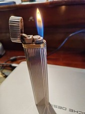 Rare Cartier Trinity Table Big Long Gold Plated Lighter. Working. RRP £1400
