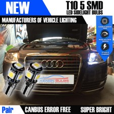 2x 5 SMD LED 501 T10 W5W