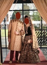 Bridal Wedding Lengha Asian (Indian/Pakistani Size 10/12 Or Small To Medium