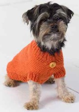 0262 Knitting Dogs Sweater Jumper XS-XL Aran - Vintage Pattern Copy