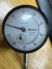 MITUTOYO 2046F Metric Dial Gauge 0.01mm - 10mm range. Made in Japan