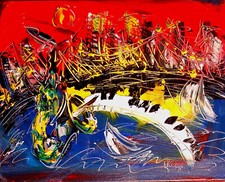 SAXOPHONE PAINTING    Abstract