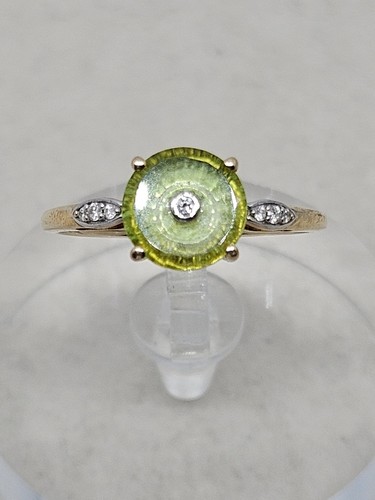 Gold lehrer torusring red - gold,