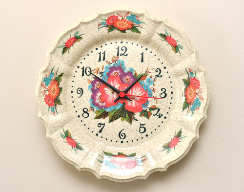 Retro 1980s faux - 1980s, crackle-glaze