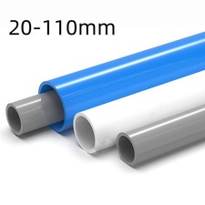 Blue Grey White PVC Round Tube