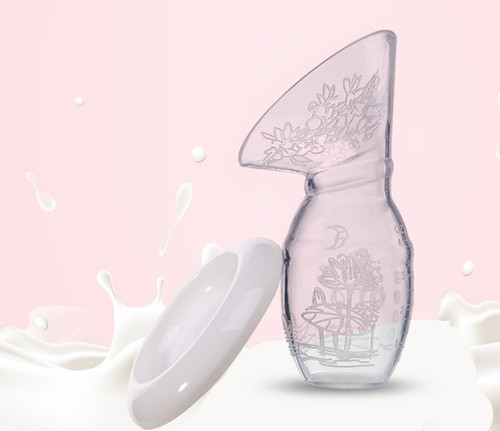 Silicone breast milk collector - milk,