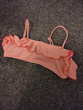 Zara nautical red stripe frill