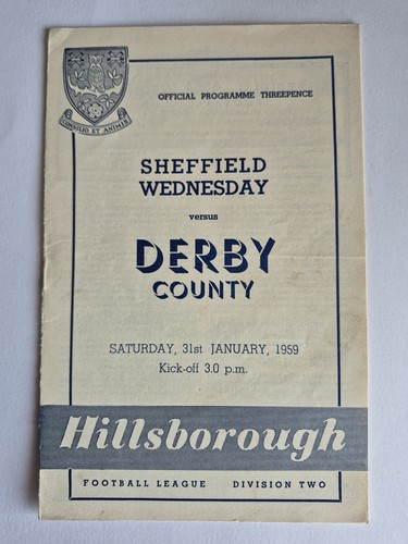 Sheffield wednesday derby - wednesday, v