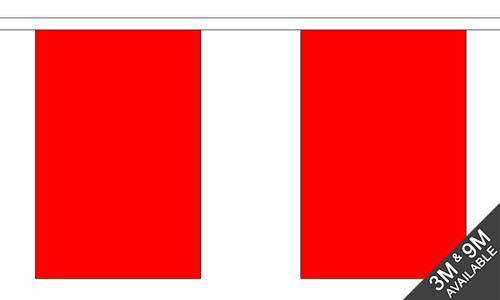 Flagtex plain red - plain, rectangle