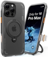 TORRAS Ostand Air Q3 MagSafe 360° Stand Case For Apple iPhone 16 Pro Max - Black