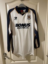 Hull City Rare Long Sleeved Patrick Away Shirt 2002/04 - UK Size Large - VGC 