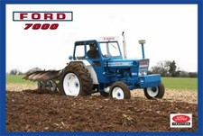 Vintage Ford 7000 Tractor