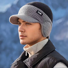 Men's Winter Beanie Hat with