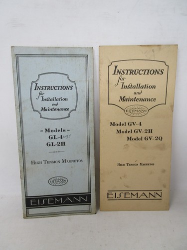 Eisemann high tension magnetos - high,