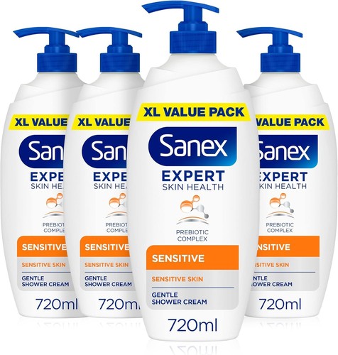 Sanex sensitive skin body wash - sensitive,
