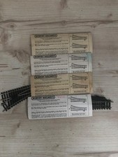 4 x Hornby R612 train line points