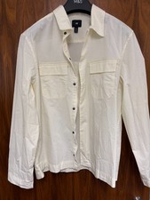 MENS LIGHT WEIGHT ZIP AND BUTTON UP JACKET FROM H&M NEW NO TAGS