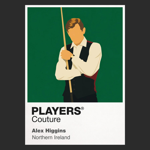 Alex higgins snooker icon - higgins,