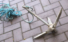 STRONG Galvanised Four Prong Grapnel Anchor 2.5 Kg Folding River Fishing Boat