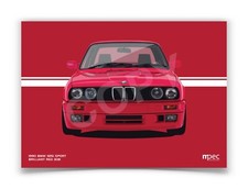 BMW E30 325i Sport Red Car