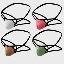 Mens Micro Jockstrap Underwear Mini G Strings Lingerie Pouch Bulge Gay Panties❤