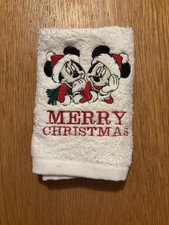 White  merry Christmas Mickey