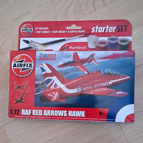 Airfix raf red arrows - raf,