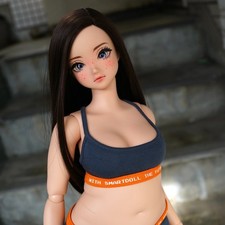Smart Doll Wig Dark Brown /