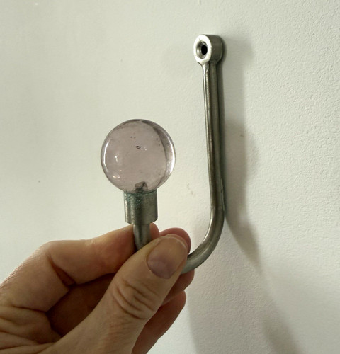 Metal wall mounted coat hooks - metal,