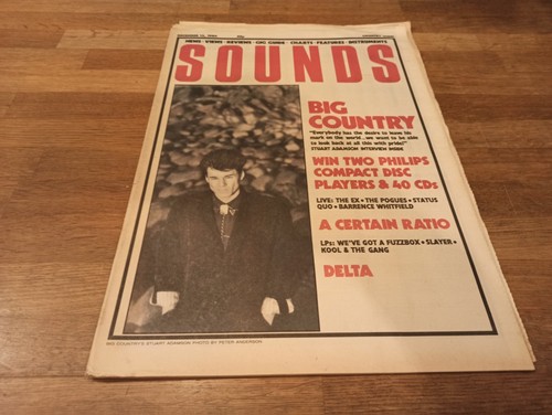 Sounds music magazine 1986 - music,