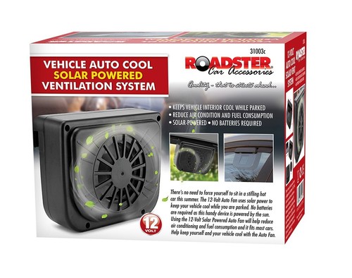 Solar powered car exhaust - solar,