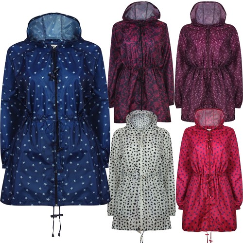Womens printed parka - parka, kagoul
