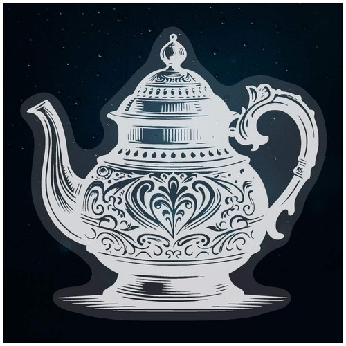 Fancy teapot static window - 'fancy,