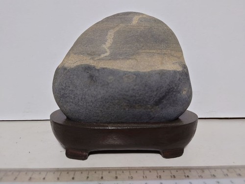 Japanese suiseki viewing stone - suiseki,