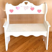 Shabby Chic Kids Wooden Bench
