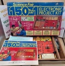 Vintage 1976 Radio Shack Tandy Science Fair 150-in-1 Electronic Project Kit Used
