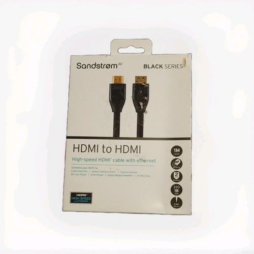 Sandstrom black hdmi - hdmi, to
