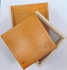 Wooden Sifting Box with Metal
