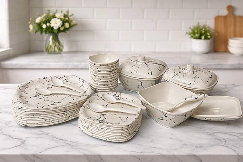 Modern marble effect