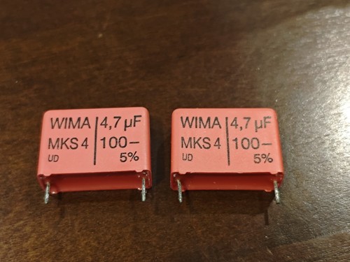 Wima mks 7µf 100v 5 - mks, 4.7µf