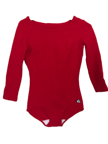 Vintage red nylon long - long, sleeve