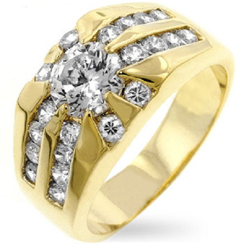 18k gold mens rising sun - mens,