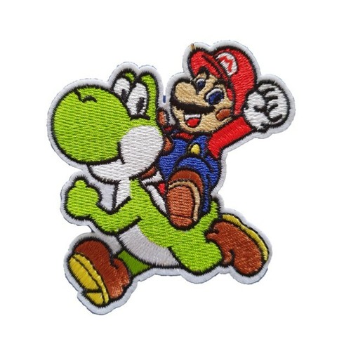 Mario riding yoshi super - mario,