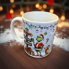 Grinch Themed Christmas Mug