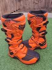 Fox Racing Comp 5 Motocross Boots Kids UK3 EU36 Black/Red