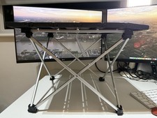 Lightweight Portable Folding Camping Table 30×45×45cm Aluminium Roll-Up Outdoor