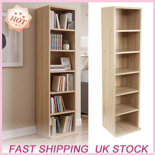 Tier wooden dvd media - 6-tier,