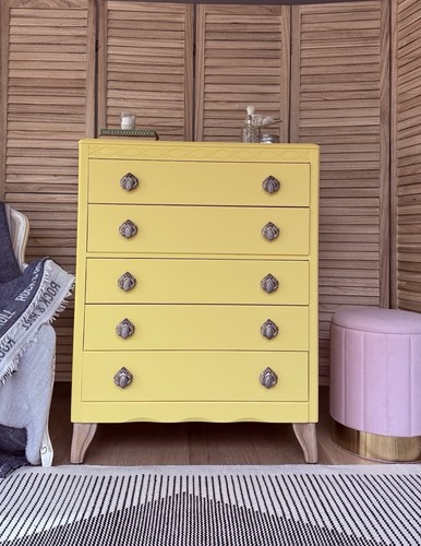 Harris lebus yellow painted - lebus, 5