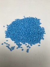 PP Pellets Polypropylene Resin Injection Moulding Masterbatch SKY BLUE  1kg