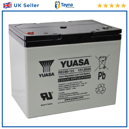 Yuasa rec80 12i 12v 80ah - yuasa,
